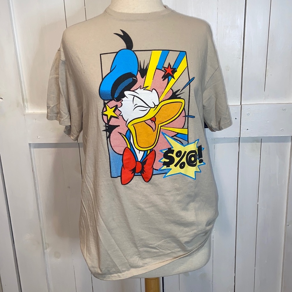 Disney Angry Comic Book Donald Duck Graphic Tee